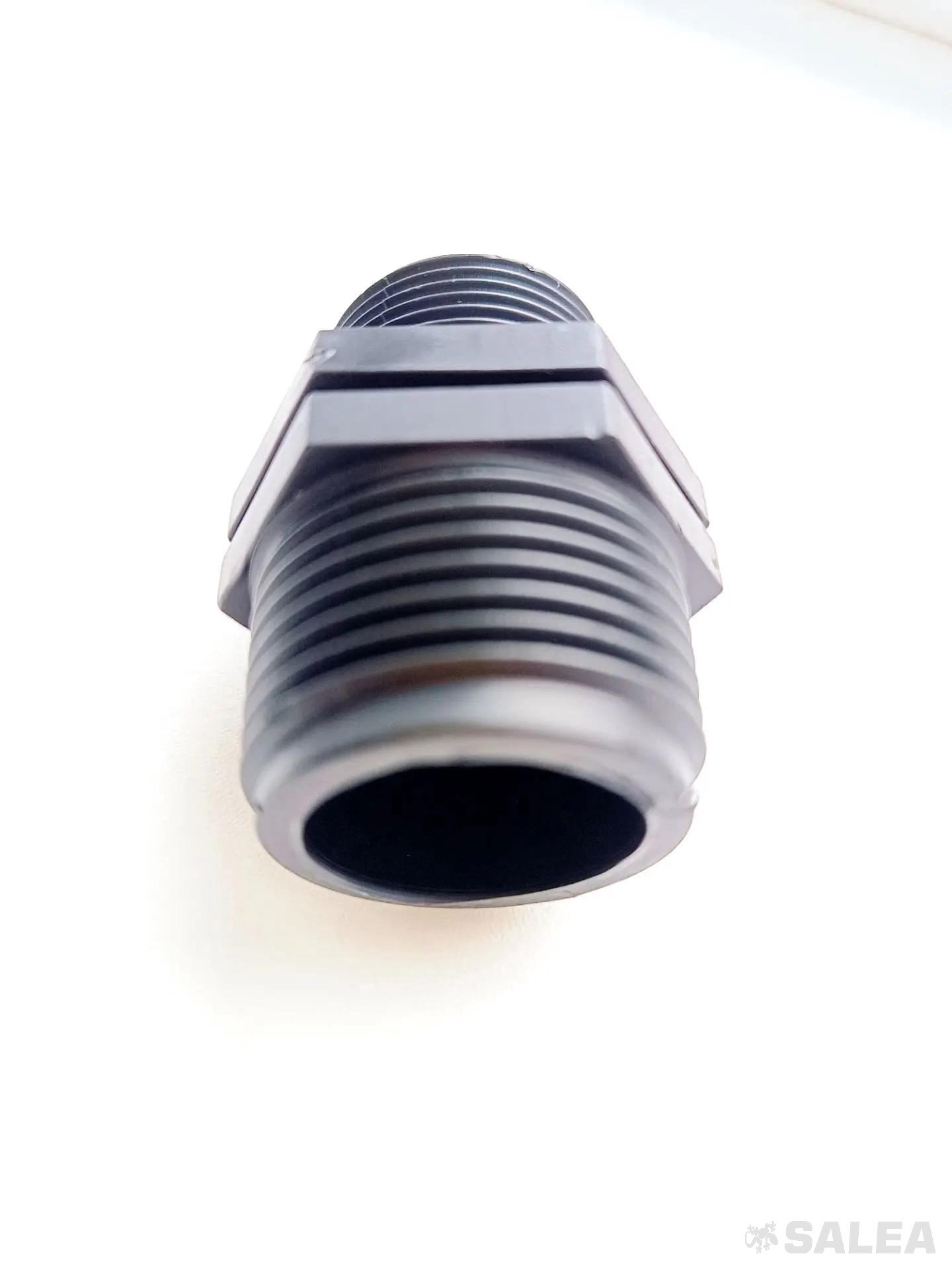 Ниппель пластиковый1″х 3/4″нар.рез., переходная футорка, соединительный фитинг для труб ПНД, 3 шт
